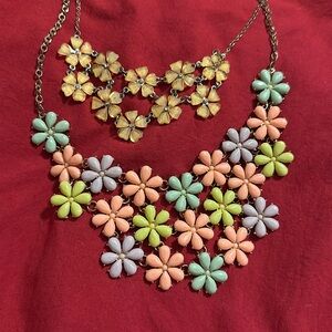 Vintage Flower Necklaces